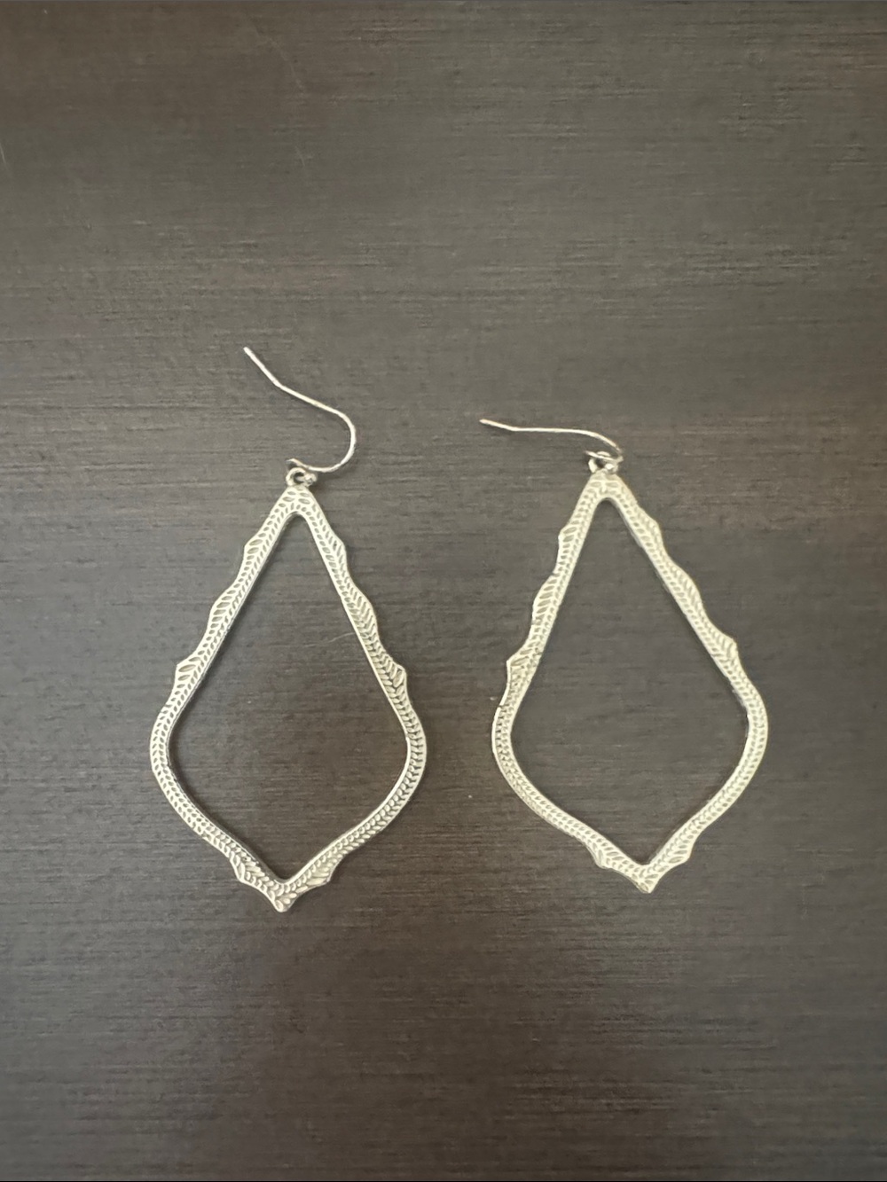 Kendra Scott Gold-Tone Textured Teardrop Dangle Earrings - Women Jewelry